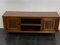 Small Futurist Style Serving Sideboard with Carved Panels, 1940s, Image 5