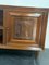 Small Futurist Style Serving Sideboard with Carved Panels, 1940s 7