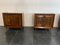 Futurist Style Bedside Tables with Carved Panels, 1940s, Set of 2 10