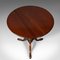 Antique English Mahogany Tilt Top Table, 1780s 9