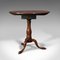 Antique English Mahogany Tilt Top Table, 1780s 4