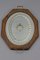 Octagonal Wood Serving Tray with Oval Etched Mirror Base, Image 18