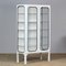 Vintage Glass & Iron Medical Cabinet, 1970s 2