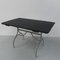 Bistro Table on Base with Curved Steel Profiles 15
