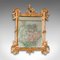 Kleiner antiker italienischer Spiegel mit vergoldetem Holzrahmen, 1890er 2