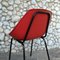 Red Coquillage Chair by Pierre Guariche for Meurop, 1960s 8
