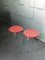 Red Stools by Pierre Guariche for Meurop, 1960s, Set of 2 1