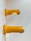 Vintage Yellow Wall Sconces by Peter Avondoglio for Fog & Mørup, 1970s, Set of 2 2