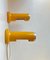 Vintage Yellow Wall Sconces by Peter Avondoglio for Fog & Mørup, 1970s, Set of 2 1