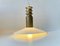 Mid-Century Brass & Opaline Pendant Lamp from Frimann, 1970s, Image 7