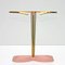 Mid-Century Symmetrical Umbrella Stand in Gold & Pink, 1950s 3
