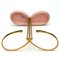 Mid-Century Symmetrical Umbrella Stand in Gold & Pink, 1950s 5