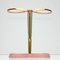 Mid-Century Symmetrical Umbrella Stand in Gold & Pink, 1950s 2
