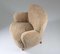 Scandinavian Mid-Century Lounge Chairs in Sheepskin, Set of 2 6