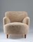 Scandinavian Mid-Century Lounge Chairs in Sheepskin, Set of 2 2