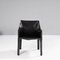 Cab Black Leather Carver Dining Chair by Mario Bellini for Cassina, Image 7