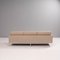 Beige Fabric Relaxed Three Seater Sofa by Florence Knoll for Knoll 7