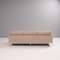 Beigefarbenes 3-Sitzer Sofa aus Stoff von Florence Knoll für Knoll 7