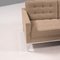 Beige Fabric Relaxed Three Seater Sofa by Florence Knoll for Knoll 8