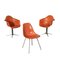 Chaises en Aluminium et Fibre de Verre par Charles & Ray Eames pour Herman Miller, 1960s, Set de 3 1