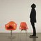 Aluminium Fibreglass Chairs by Charles & Ray Eames for Herman Miller, 1960s, Set of 3 2