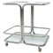 Czechoslovak Chrome-Plated Serving Trolley on Wheels, 1970s, Image 1