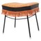 Mid-Century Leather Stool, 1960s, Image 1