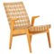 Lounge Chair with Dark Beige Webbing by Arden Riddle, USA,1950s 1
