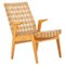 Lounge Chair with Dark Beige Webbing by Arden Riddle, USA,1950s, Image 1