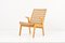 Lounge Chair with Dark Beige Webbing by Arden Riddle, USA,1950s, Image 11