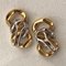 Pomellato 18K Yellow and White Gold Earrings with Diamonds, Set of 2, Image 8