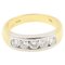 AIG Certified 1 Carat Bridal Ring in 18K Yellow Gold 1