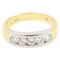 AIG Certified 1 Carat Bridal Ring in 18K Yellow Gold, Image 1