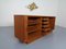 Large Teak Tambour Sideboard from Dyrlund, 1960s 5