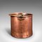 Antique English Copper Fireside Baskets, Set of 2, Image 5