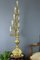 Gilt Brass and Bronze Electrified French Candelabra 8