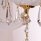 Lámparas de pared blancas con cristal blanco y octágonos pendientes, años 60. Juego de 2, Imagen 11