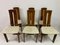 Italian Dining Chairs in the Style of Afra and Tobia Scarpa, 1970s, Set of 6 1