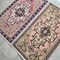 Small Turkish Oushak Miniature Rug, Set of 2 4