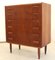 Vintage Danish High Chest of Drawers, Image 3
