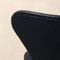 Vintage Black Faux Leather 3107 Butterfly Chair by Arne Jacobsen, 1955 6