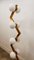 Lámpara de pie vintage en zigzag de latón, Imagen 35