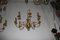 Mid Century Brass Chandeliers from Lumi, Set of 2, Image 5