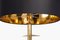 Lámparas vintage de latón y cristal de Murano, años 70. Juego de 2, Imagen 3