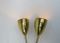 Brass Wall Lights with Flexible Arms, Set of 2, Image 14