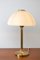 Large Art Deco Table Lamp in Copper & Glass 2