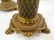 Bronze Table Lamps with Filligree Guilloche on Claw Feet, 1940s, Set of 2 6