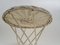 Metal and Rattan Wire Stool, 1950s, Image 7