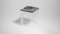 Green & Clear Vein Coffee Table from Madea Milano, Image 1