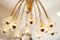 Large Mid-Century Brass Chandelier by Emil Stejnar for Rupert Nikoll 11